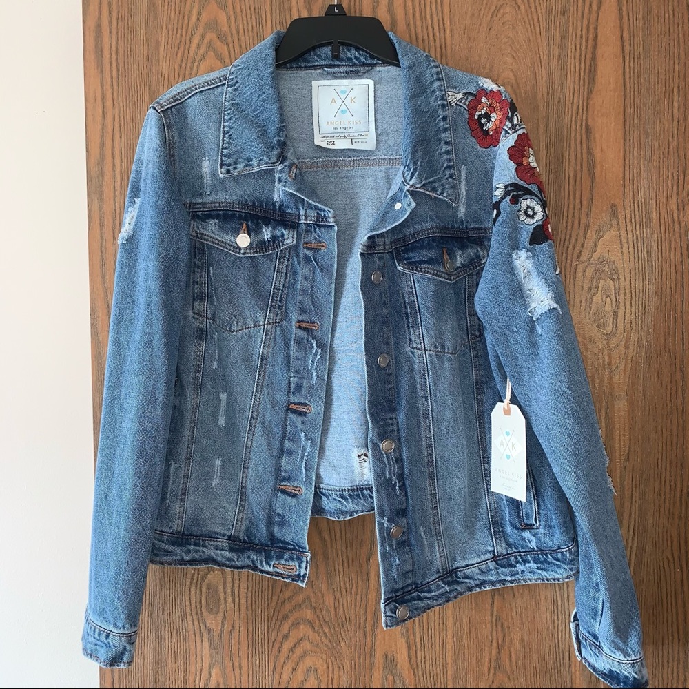 Embroidered Denim Jacket